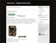 Tablet Screenshot of digitalwildcams.co.uk